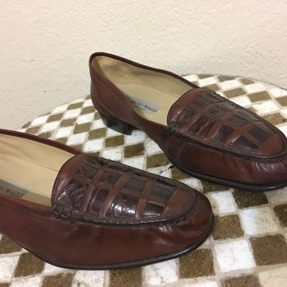 BRUNO MAGI CROCODILE DRIVING SHOES 10 M main image 6